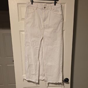 Mango Cream Women's Jeans Skirt